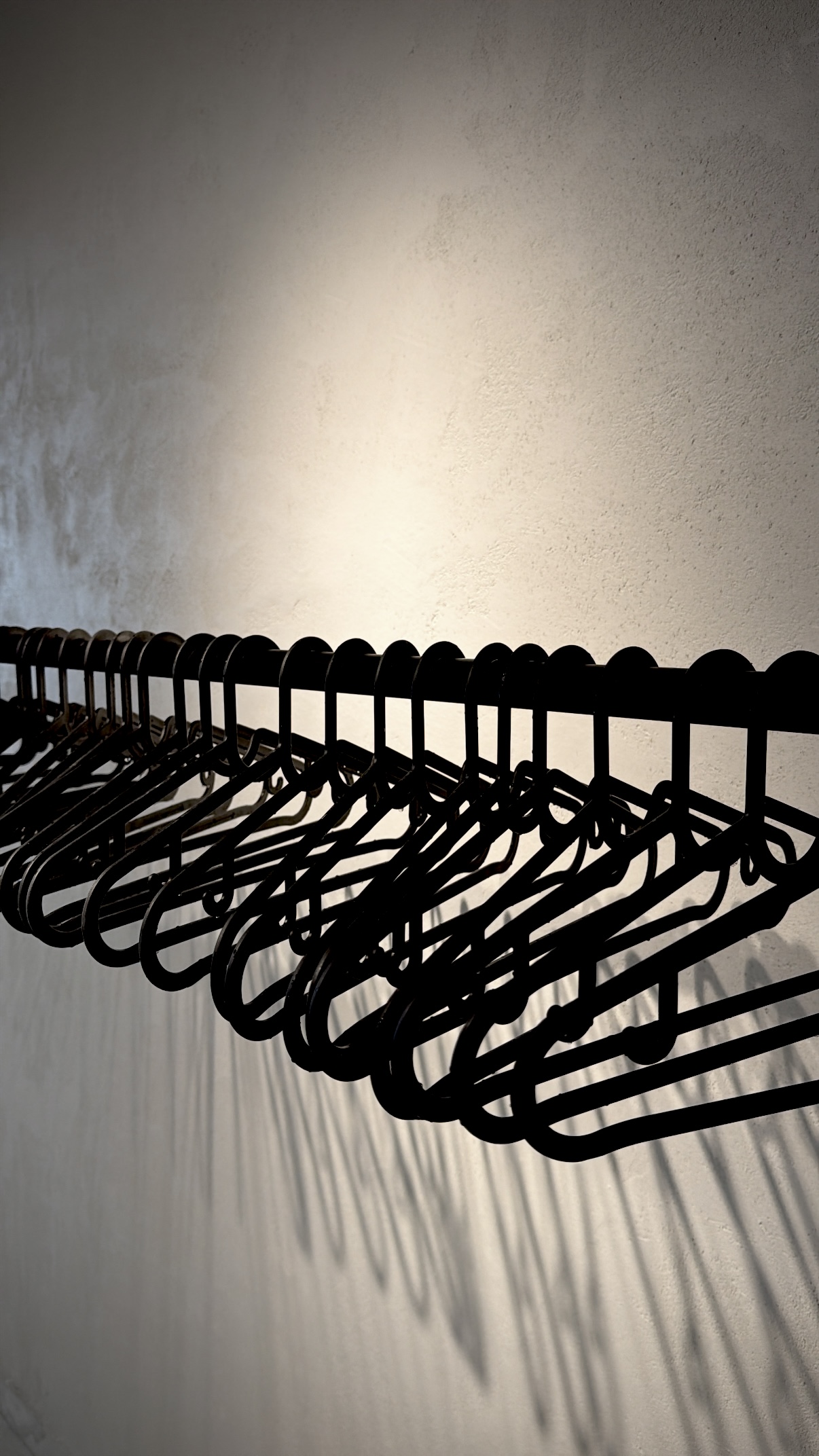 Black steel hangers